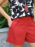 Short de Linho com Viscose 20816 - Liso Terra cota na internet