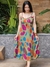 Vestido MM Alça Pingente Babado 21082 Estampado - (cópia)
