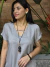 Blusa MM Manga Curta com Botão 21097 - Lisa Cinzar - comprar online