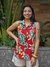 Camisete Fabi Sem Manga 21073 Estampada Floral