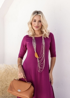 Vestido Nairóbi - (Fucsia) - Marta Moraes Shop