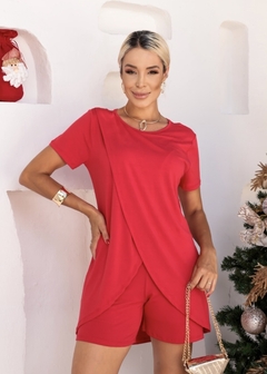 Conjunto Brooklin (Vermelho) M - loja online