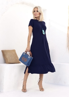 Vestido Suíça - (Malha) - Marta Moraes Shop