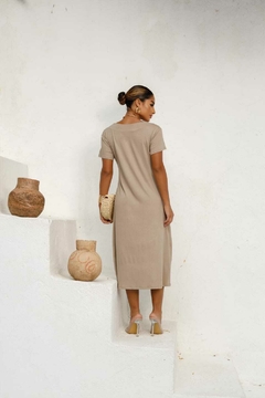 Vestido Texas - (manga curta) - Marta Moraes Shop