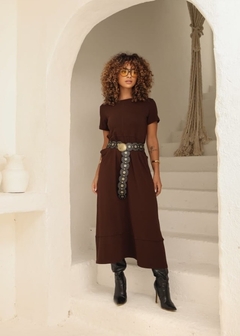 Vestido Suíça - (Malha) - Marta Moraes Shop