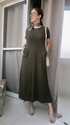 Vestido Suíça - (Malha) - loja online