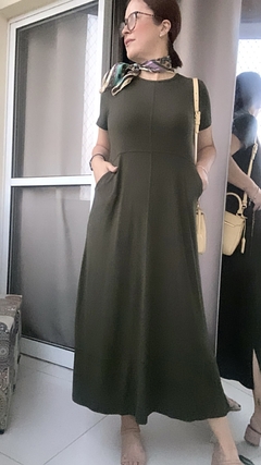 Vestido Suíça - (Malha) - comprar online