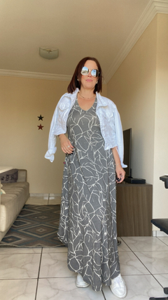 Imagem do Vestido Alana Manga Longa (estampado)
