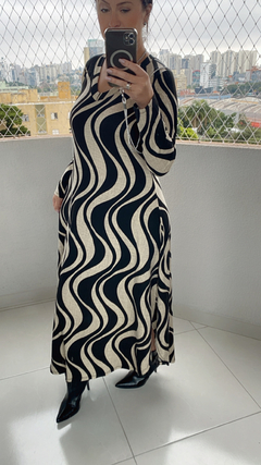 Vestido Alana Manga Longa (estampado) - comprar online