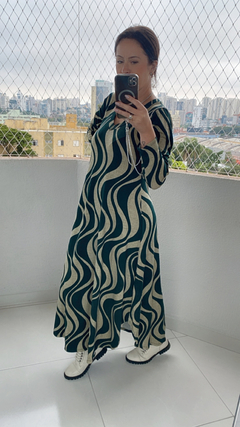 Vestido Alana Manga Longa (estampado) - loja online