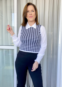 Calça Cigarrete Bengaline - Marta Moraes Shop