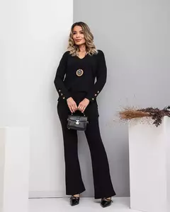 Conjunto Blusa e Calça Flare Fabiana - comprar online