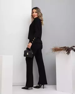 Conjunto Blusa e Calça Flare Fabiana