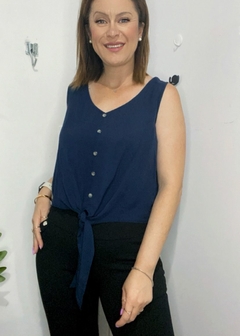 Blusa Regata com amarração frontal