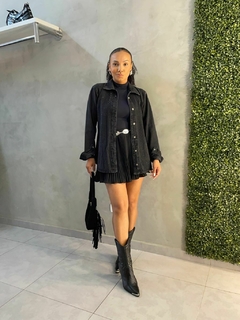 Saia Curta Plissada - Quibonita 