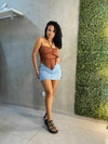 Cropped Canelado Samara - comprar online