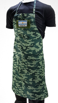 DELANTAL CAMUFLADO CON BOLSILLO - LINCO en internet