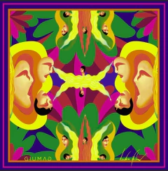 LENÇO BORBOLETAS - UM TOQUE DE AMOR