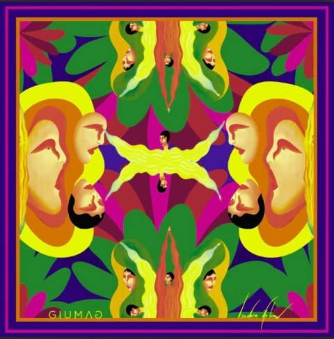 LENÇO BORBOLETAS - UM TOQUE DE AMOR