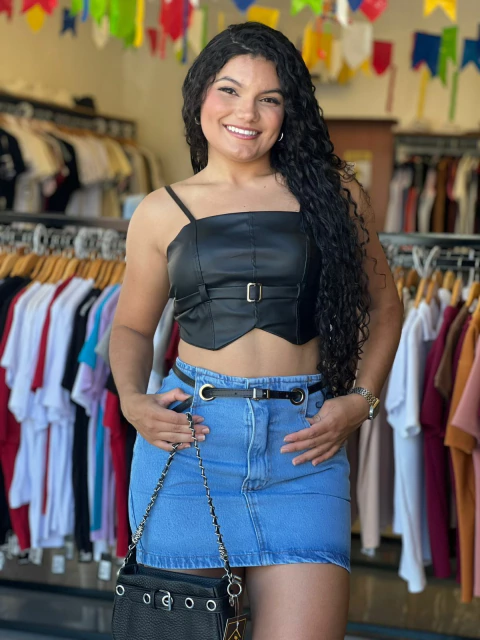 SAIA JEANS PREMIUM COM CINTO - comprar online