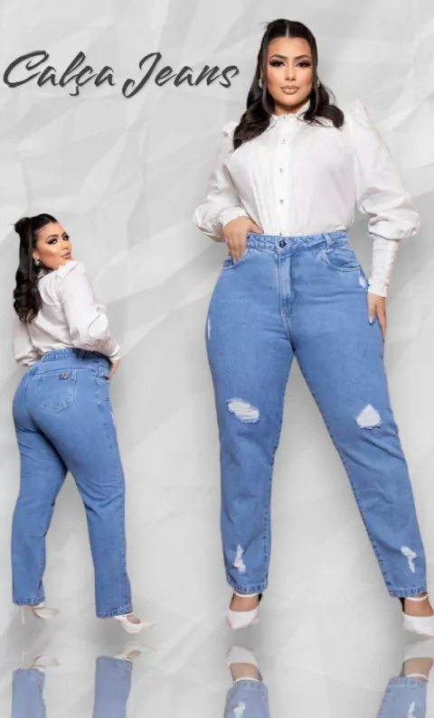 CALÇA MOM EDME REF: 4008