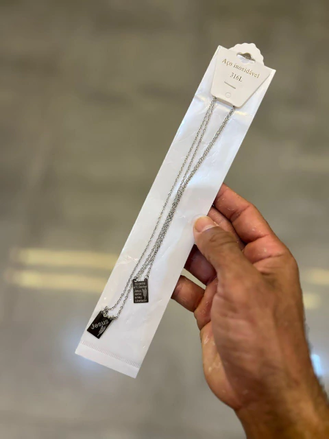 COLAR EM AÇO INOXIDÁVEL (01) - ENCAPSULADO - comprar online