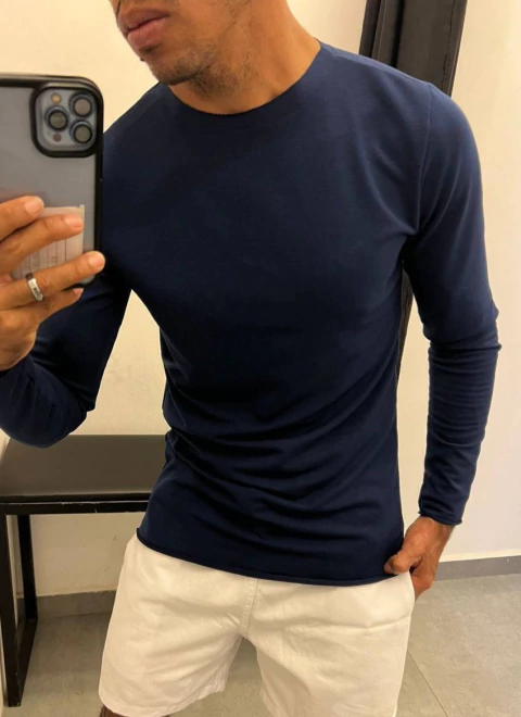 CAMISA MANGA LONGA MOLETINHO - ILUMINADO