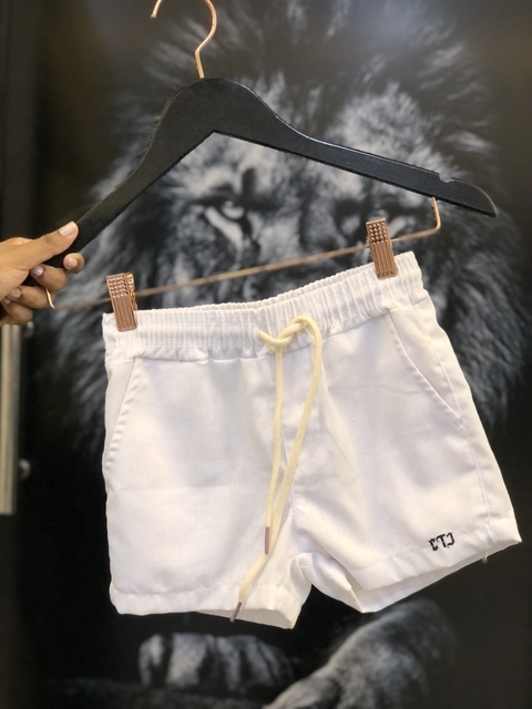 SHORT EM LINHO INFANTIL