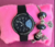RELOGIO FEMININO PRETO COM STRASS CAIXA E PULSEIRA DE BRINDE na internet