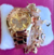 RELOGIO FEMININO ROSE COM PEDRAS STRASS CAIXA E PULSEIRA DE BRINDE