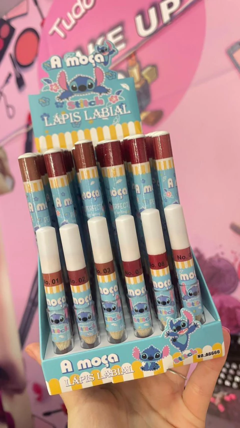 Lápis Labial Stitch A Moça
