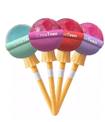 Mia Teen Pirulito Que Bate Bate Gloss Hidratante