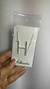 Colar letras strass prata folheado - loja online