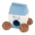 Brinquedo interativo Zippy Burrow - Leite e biscoitos - Hello Pet - Petshop Online - Transforme a rotina do seu pet com mordedores naturais e enriquecimento ambiental.