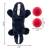 KONG Cozie Pocketz Skunk - Brinquedo de Pelúcia com bola - Hello Pet - Petshop Online - Transforme a rotina do seu pet com mordedores naturais e enriquecimento ambiental.