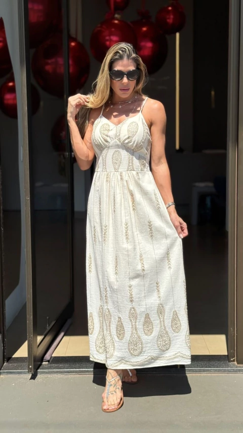 Vestido Dubai Off White