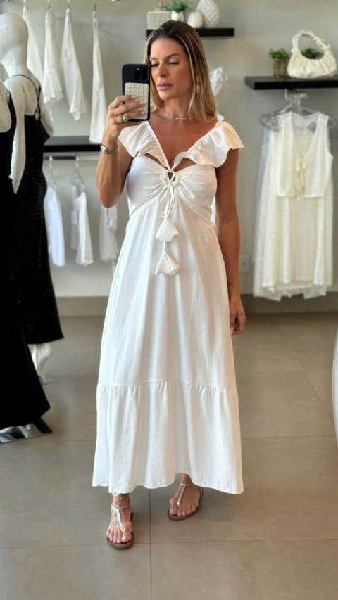 Vestido Cris Branco