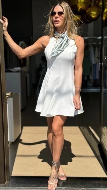 Vestido Peplum Branco