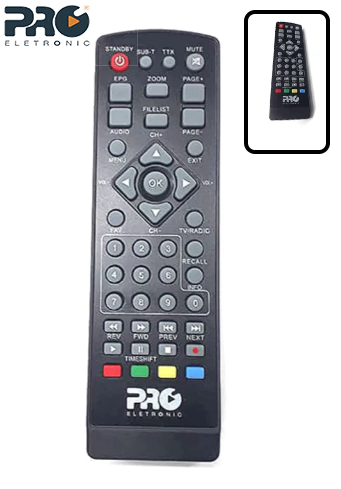 Controle Remoto Para Conversor digital Proeletronic Original Prodt 1250