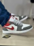 Air Jordan 1 Low Light Smoke Grey Gym Red - loja online