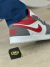 Air Jordan 1 Low Light Smoke Grey Gym Red - mlmultimarcas