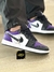 Air Jordan 1 Low OG Court Purple Preto/Roxo
