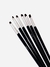 Kit com 5 pinceis - Cabo preto