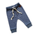 Pantalon Azul Melange * Algodon Rustico* - comprar online