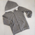 Campera Rustico Gris Topo