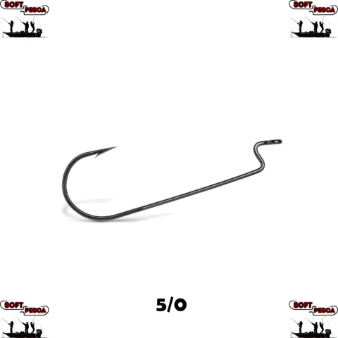 Anzóis VMC Round Bend Worm Hook 8313 Tamanho:5/0 C/5UN