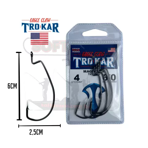 Anzol Trokar Magworm TKD120 Tamanho:6/0