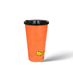 Vaso Dragon Ball tapa café y packaging