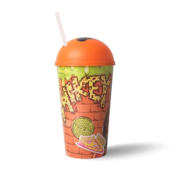 Vaso Tortugas Ninja Mutantes Naranja - Michelangelo