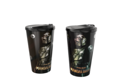 Vaso Star Wars YODA con tapa café y packaging - PPR Solutions